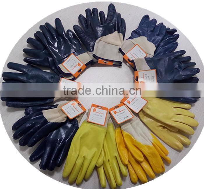 DDSAFETY 2017 Cheapest Nitrile Glove Safety Equipment Working Gloves From Factory