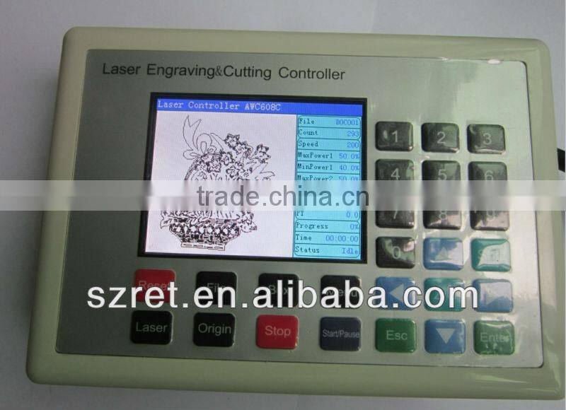 colour display preview function co2 laser controller anywells awc608c