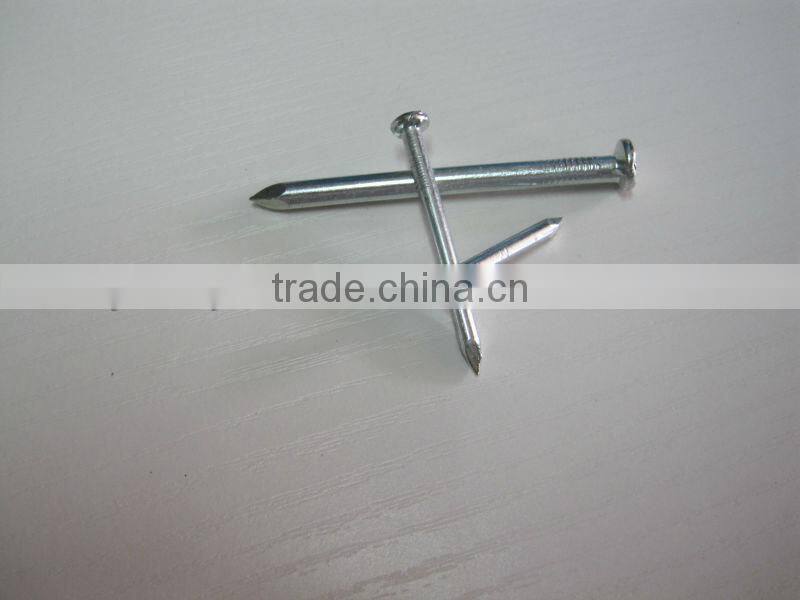 Galvanized concrete nails factory