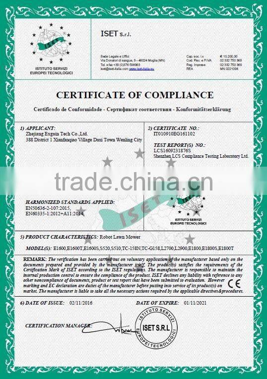 24inch 6.6AH lawn mower automatic fair for 1000sqm