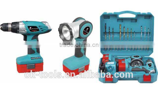 OK-Tools China Manufacturer Cordless Screwdriver & Cordless Jigsaw tool set