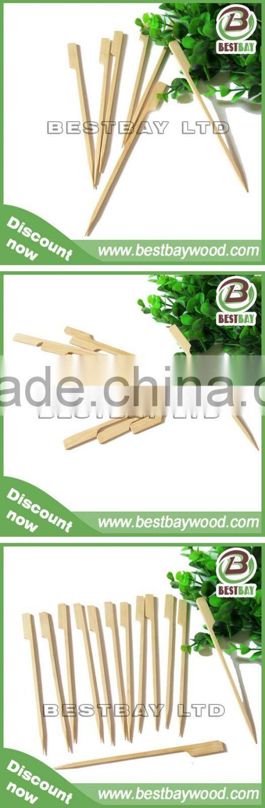 Teppo/flag/gun/golf bamboo bbq skewer Made in China factory direct sell