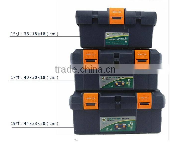 Berrylion Plastic Toolbox 15.2"/380mm Plastic toolbox Big Size Toolbox