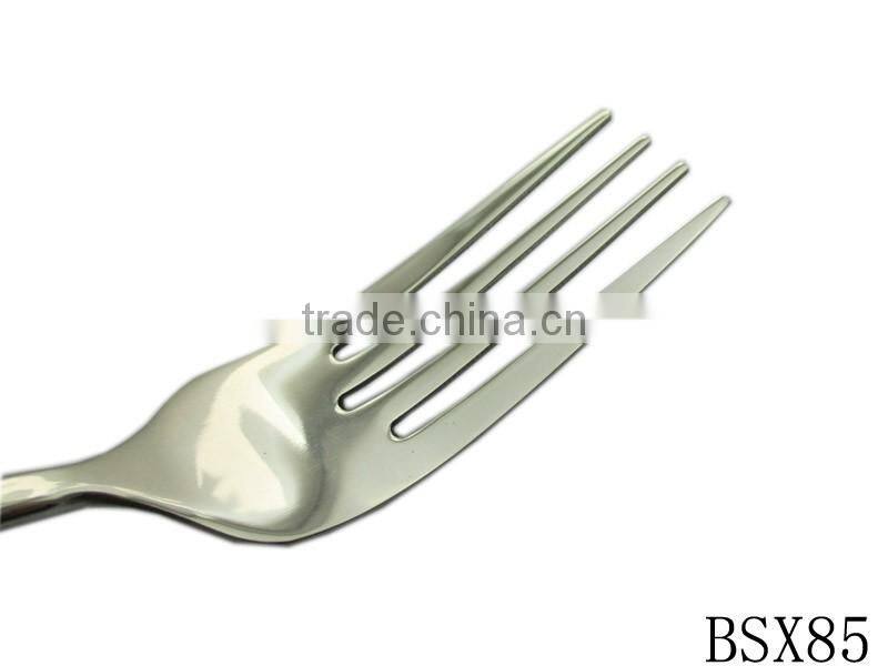 Bulk stock 201 stainless steel hollow handle fork