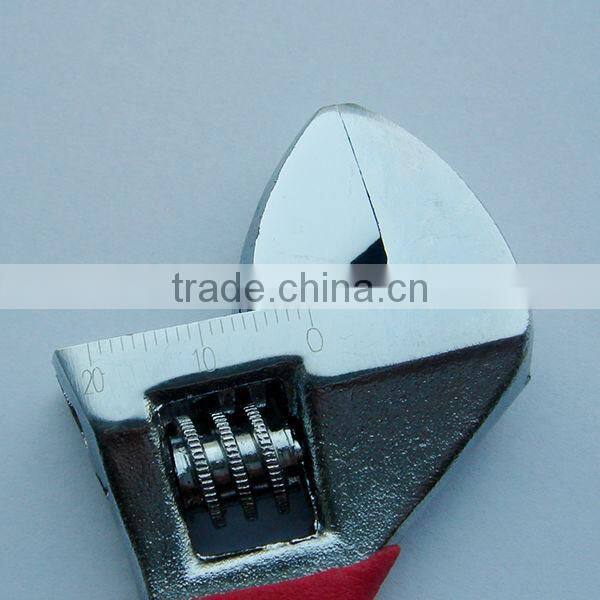 adjustable wrench 6 inch soft rubber covered grips handle, wholesale small adjustable wrench