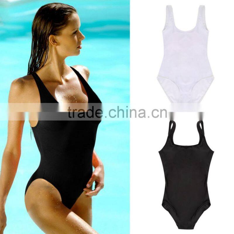 Fashion Style Sexy Monokini Swimsuit One Piece Swimwear Fashion Bandage Bodysuit Backless Thong Bottom Bathing Suits Size:M
