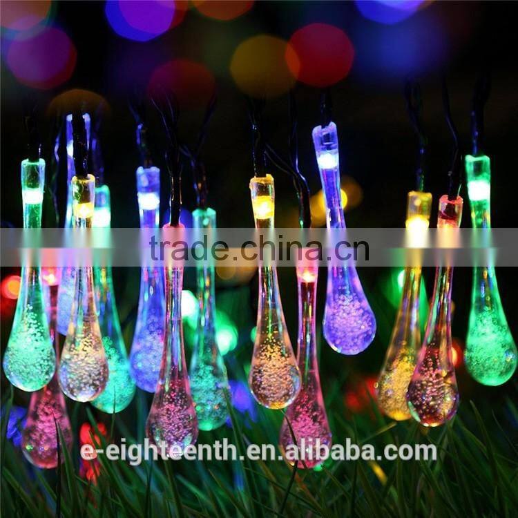 2016 new hot sale Solar 20LED Fairy String Light For Christmas Wedding Party Garden Tree Decoration