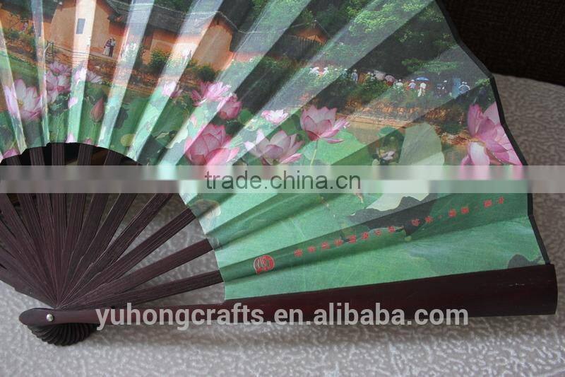 Chinese traditional bamboo silk fan
