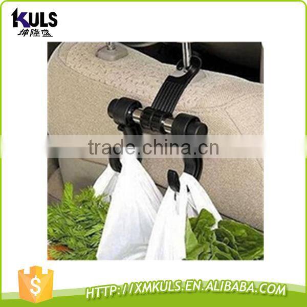 Auto motor double hook shopping bag plastic hanging hook