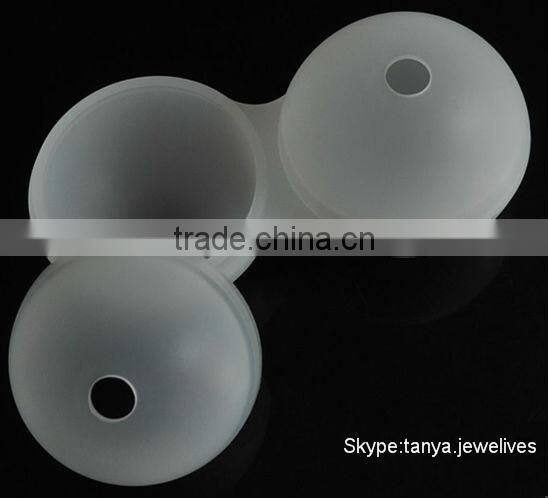 Shenzhen Silicone double ball sphere ice molds Manufacturer