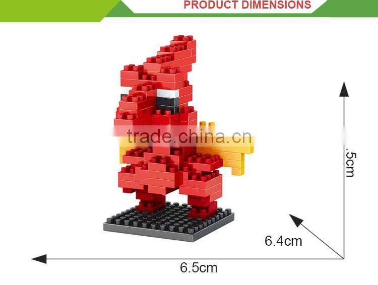 Most popular diy animal children's play toy deformed 3d building blocks