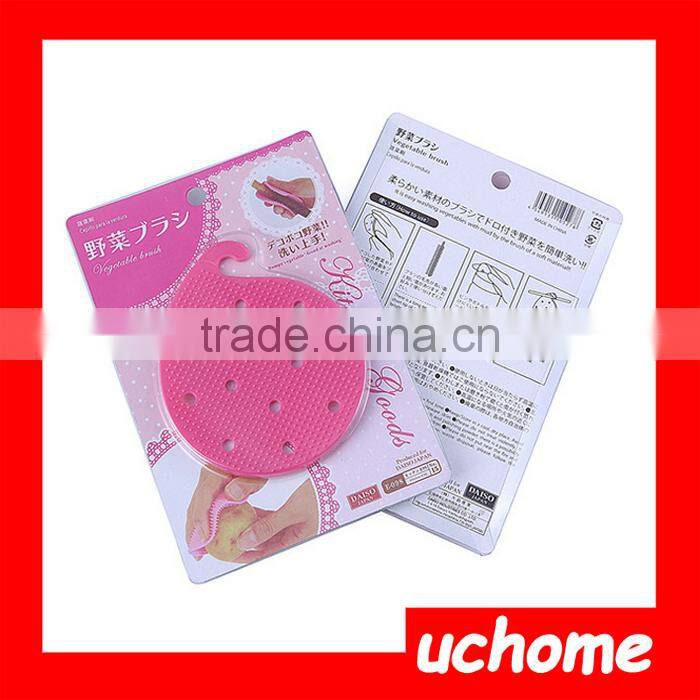 UCHOME China Factory Promotion Hot Sale Heat-resistant Mat Silicone Vegetable Brush Wash Brush
