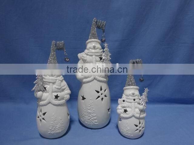 Christmas decoration Porcelain with iron ornaments gifts