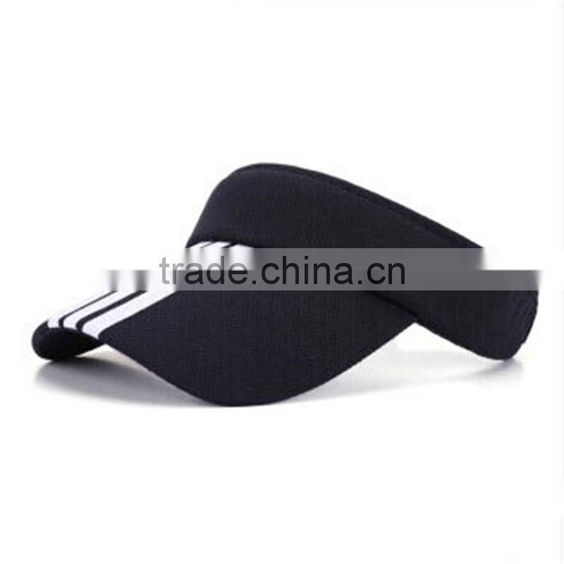 wholesale cheap sun visor hat/cap/high quality kids colorful running wide brim visor hats