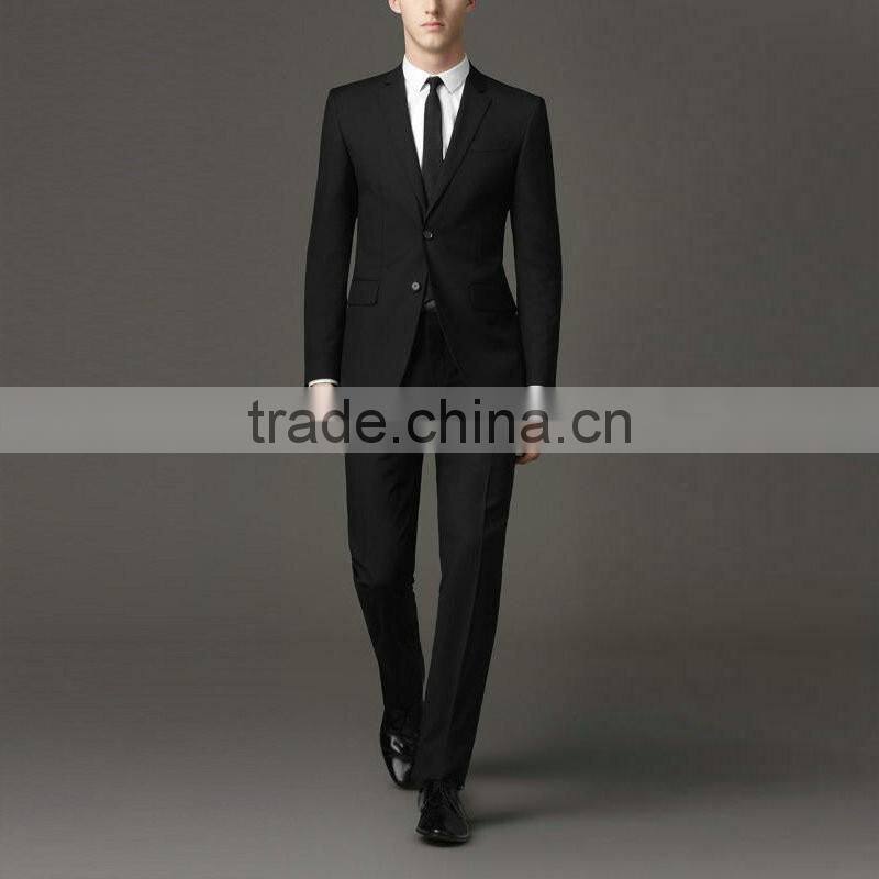 High quality formal business stand collar suits for men