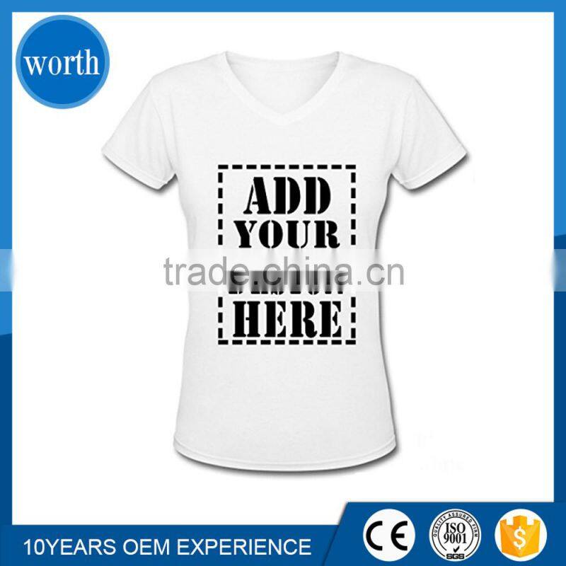 T-shirt promotional custom print top