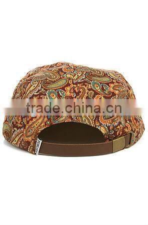 Bestselling oem factory strap back trendy 5-panel cap