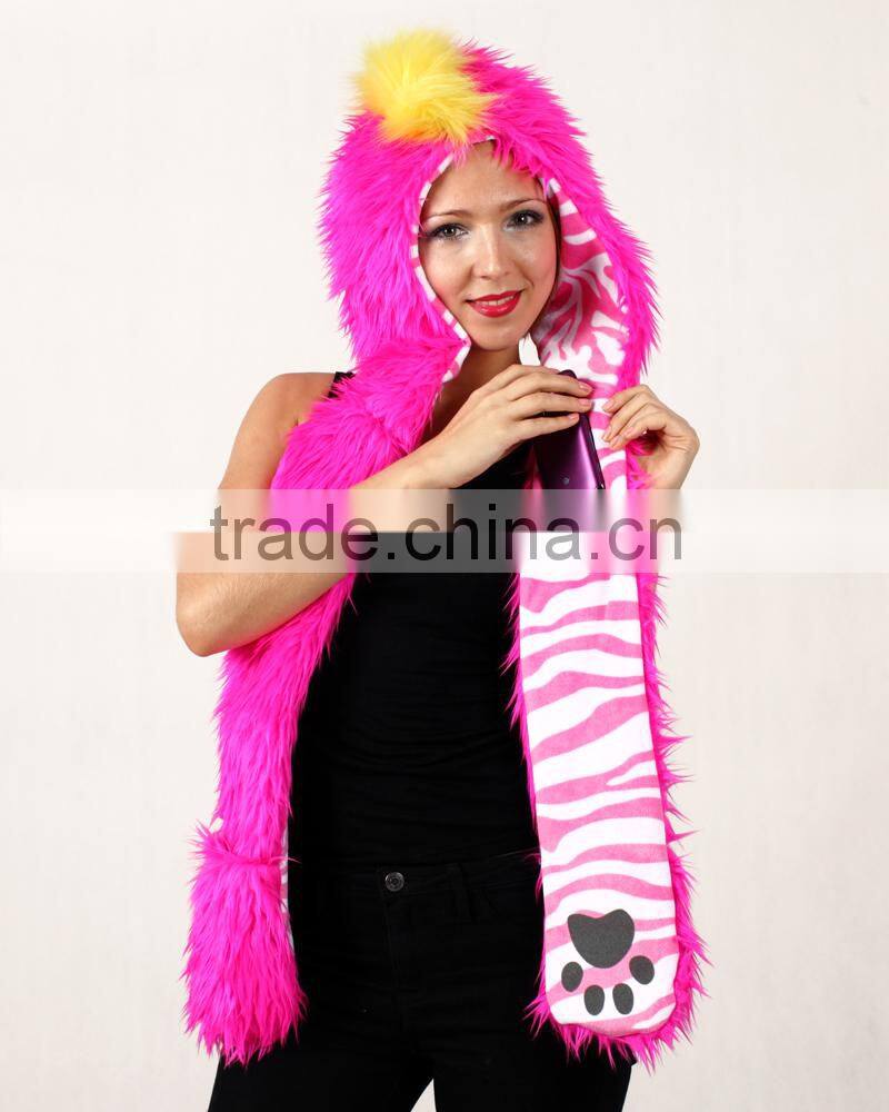 Custom Winter Hotsale Sexy Black Animal Girls ladies hats wholesale