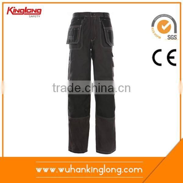 China supplier new product wholesale best price safety black work pants mens