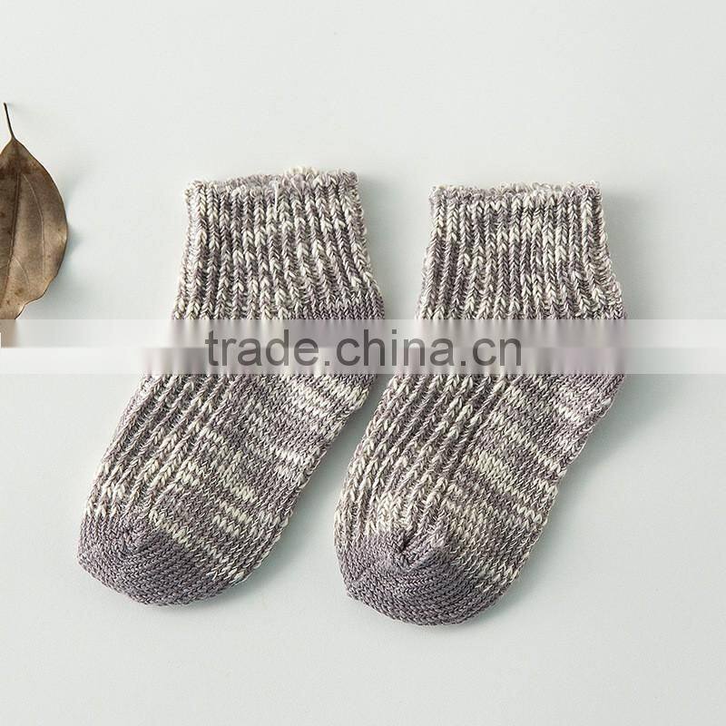 SK1011 Korea spring 2017 vertical striped colored kids baby socks