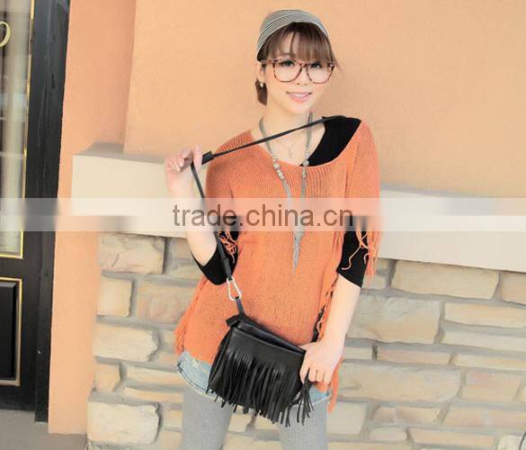 Women's Tassel Shoulder Bag Cross-body Handbag 17826#