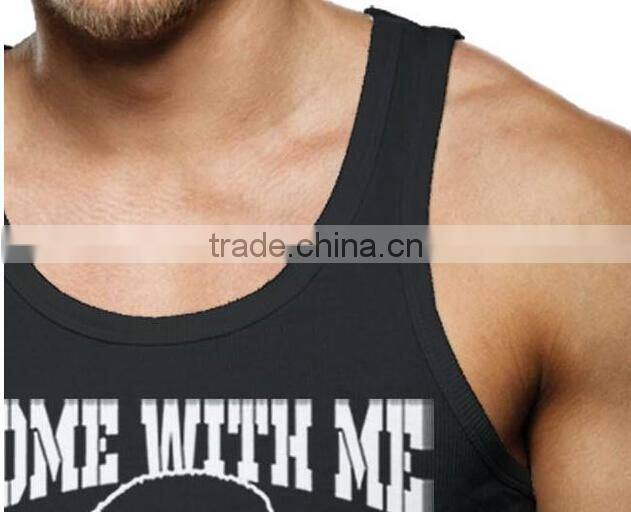 Custom Printed Men's Gym Tank TOPs