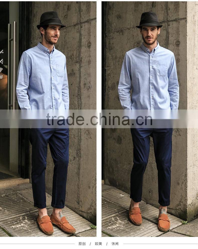 2016 Latest Designer Custom Man Fashion Shirt With Custom Fabric Color