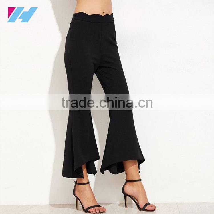 Yihao 2017 fashion stly women pants wholesale palazzo pant casual trousers