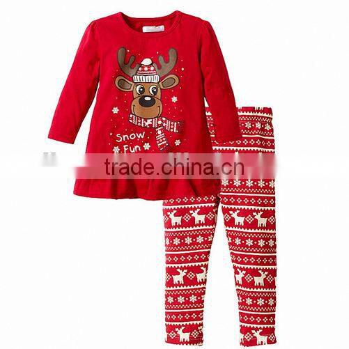 Factory wholesale green Christmas girl Christmas green fawn set girl Christmas green fawn set