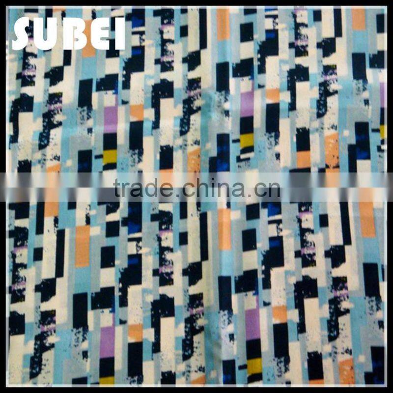 12MM Summer new design geometric figure pure silk CREPE DE-CHINE fabric,Good quality mulberry silk fabric