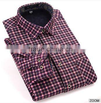 Hot sale man dress shirt long sleeve plaid man dress clothing lastest dress designs for men