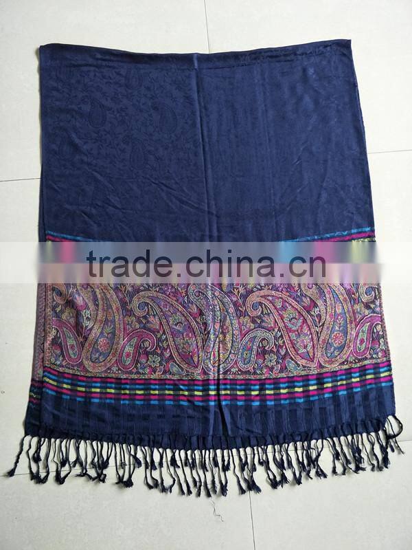 New Design Winter Women's Pashmina Stole Scarves long Printed Shawls