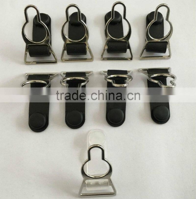 20mm 2017 Dubaa Trading Inc Sexy Lingeries Accessories Silver Garter Metal Suspender Clip NEW Style