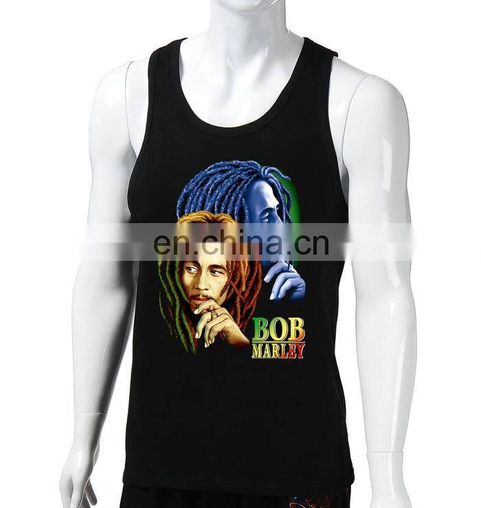 BOB MARLEY new design custom men gym tank top
