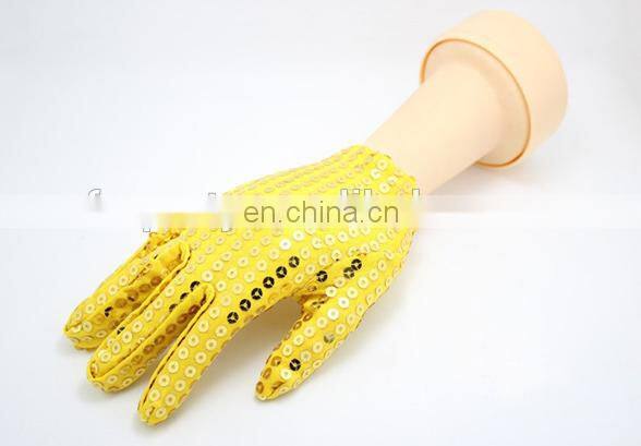 PAS-0755 Children sequin gloves for party