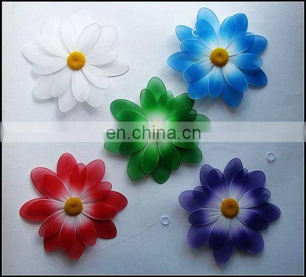 Pink Nylon artifical flower decoration for wedding party