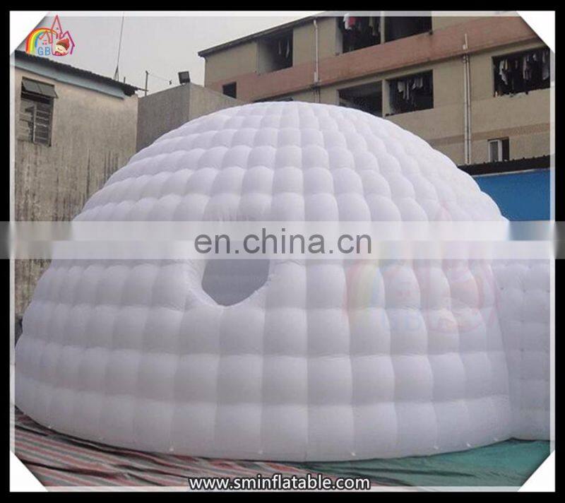 Promotion colorful inflatable cube rainbow camping tent for party /wedding