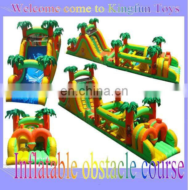 Commercial inflatable interactive obstacle sport