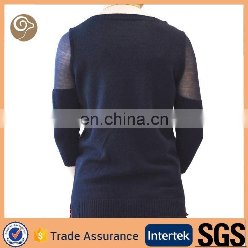 Women fashion wholesale knitted cashmere sweater india