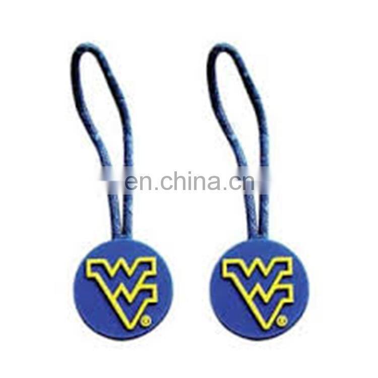 3D pvc monkey's head shape zipper puller for luggage