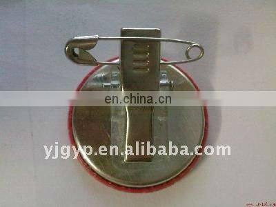 Hot sale Promotional Green Cartoon round Iron Metal Pin Badge