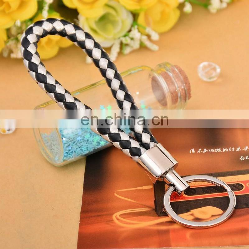 2016 Newest Style Simple Style High Quality Woven Rope Keychain