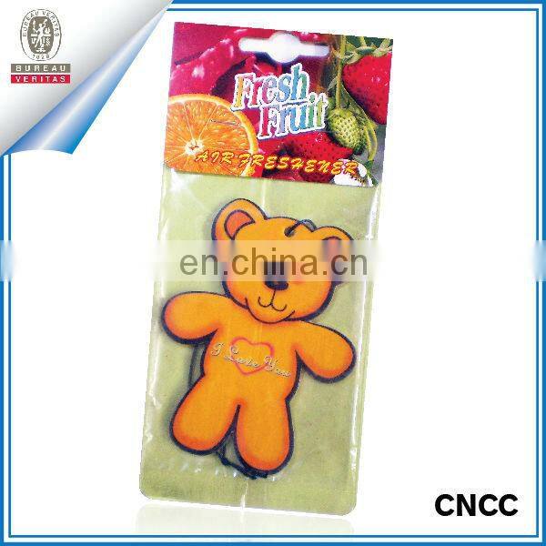 Car air freshener paper material auto air freshenr for decoration