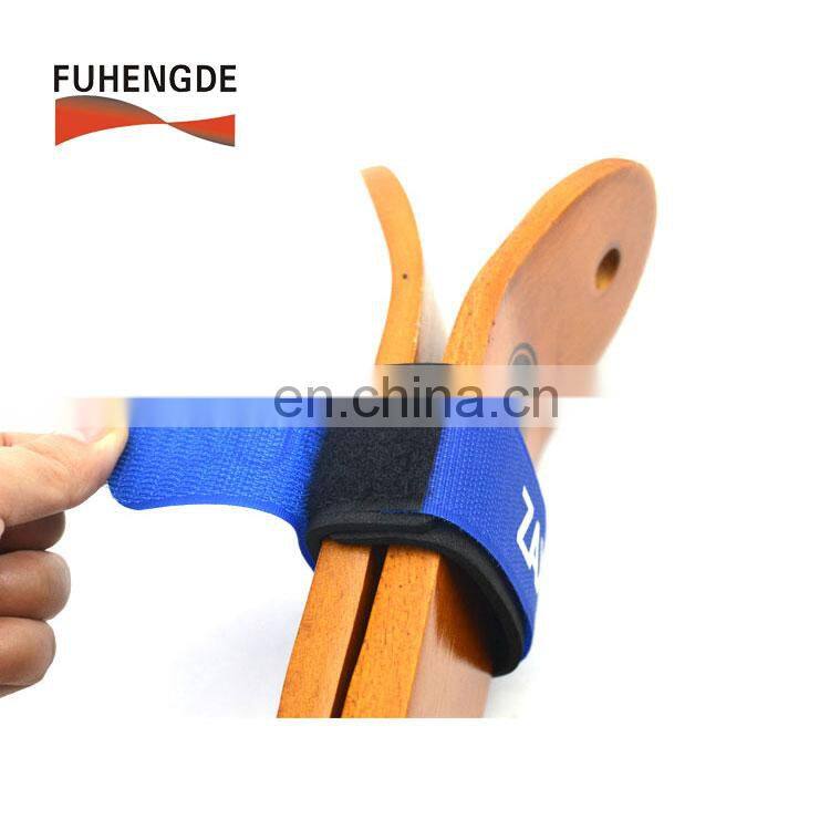 Alpine Black Rubber snowboard grip band with hook and loop