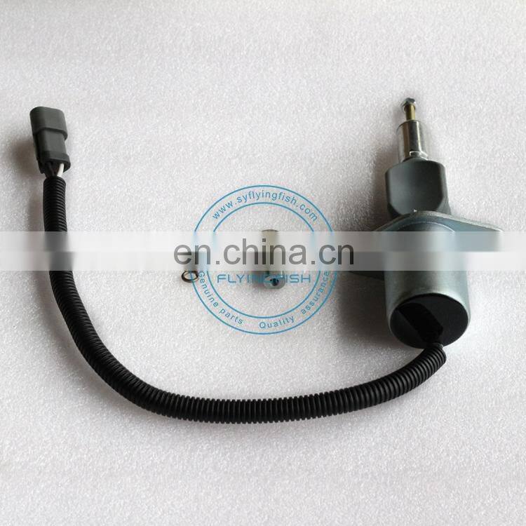 R300 PC360-7 6BT 5.9L 6CT 8.3L Fuel Shutdown Flameout Solenoid Valve 1752ES-24E7UC3B1S1 SA-4888-24 SA-4888-12 1752ES-12E7UC3B1S1