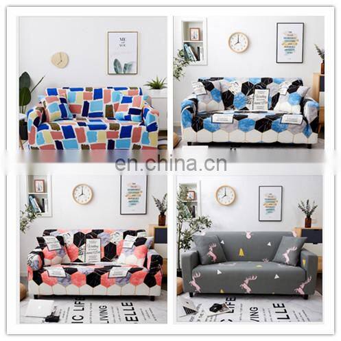 china factory Digital Printing Protect Elastic Sofa set cover printed sofa cover slipcover for Household Decoration