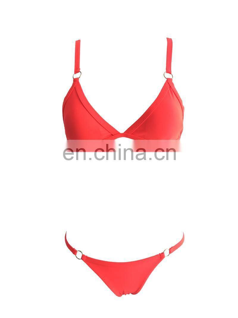 Micro Mini Bikini Solid Color Brazilian Bikini Biquini Swimwear Women 2019 New Swimsuit Sexy Triangle Bathing Suit Plavky Badpak