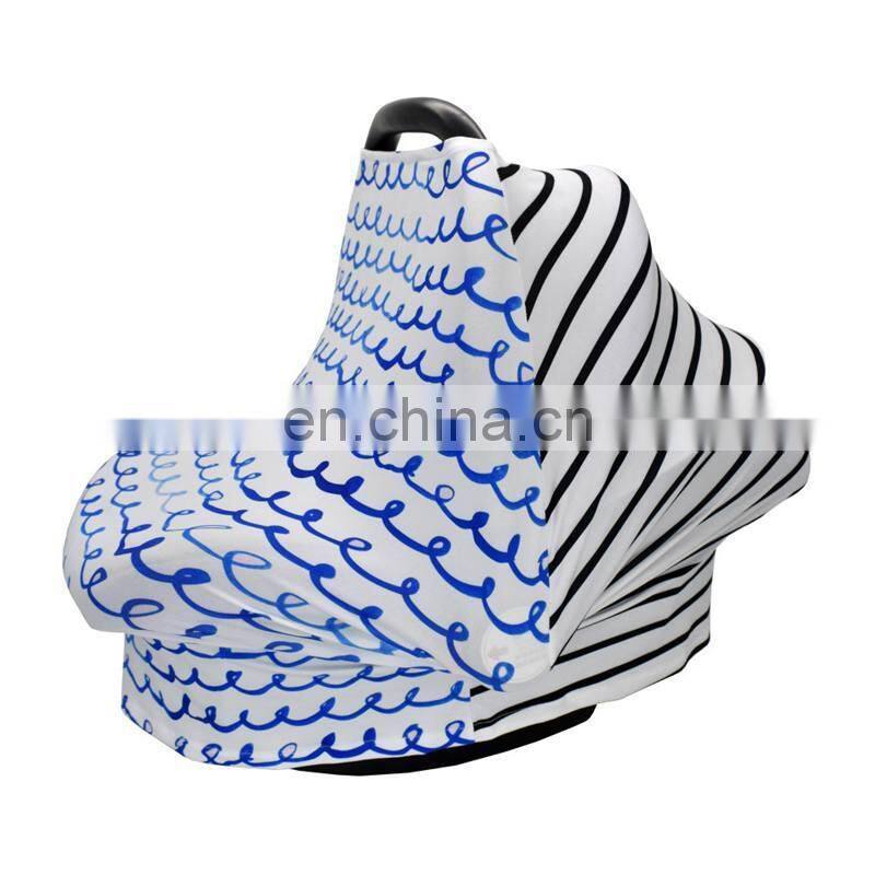 Breathable Baby Feeding Nursing Covers Baby Stretchy Nursing Breastfeeding Cover Multi Use Carseat Canopy Stroller