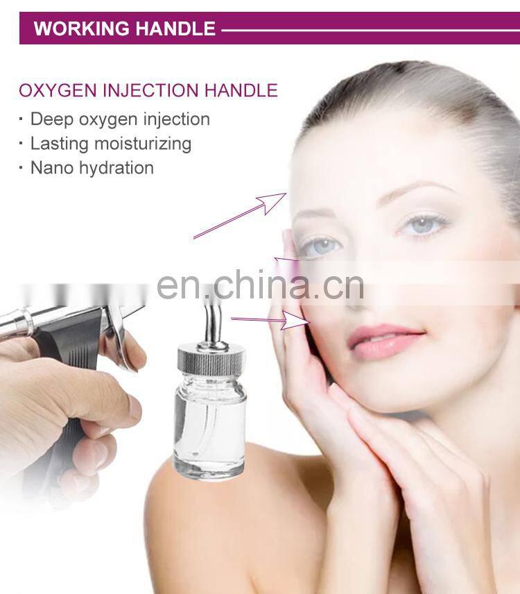 New Original 6 In 1 diamond microdermabrasion high frequency tightening oxygen water jet peel facial machine