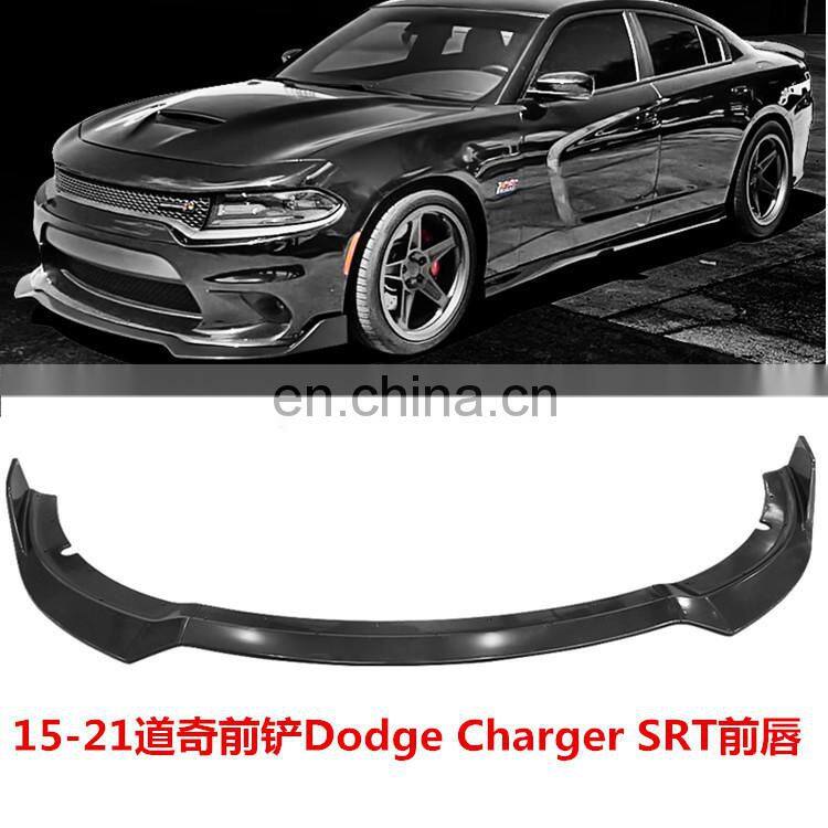 Car other exterior accessories front lip side skirt spoiler bumper lip front lip splitter for Dodge Charger SRT 2015-2019
